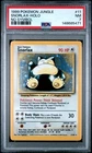 1999 POKEMON JUNGLE NO SYMBOL #11 SNORLAX-HOLO PSA 7