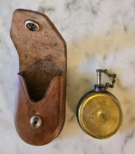 Vintage Yugo Military Brass Banjo Oiler For SKS W/Leather Pouch FREE SHIPPING