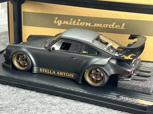 IG Ignition Model 1/18 Porsche RWB 930 Stella Artois Matte Resin Car IG3695 - Picture 1 of 11