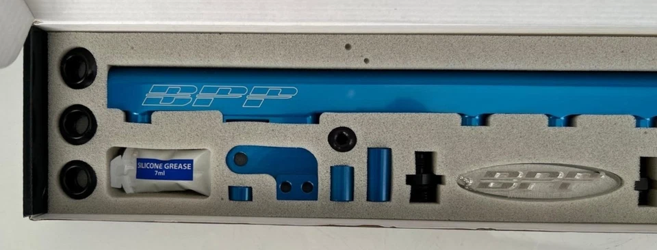 BPP Fits Nissan R33 RB25DET Fuel Rail Kit - Blue - Image 2 of 4
