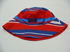 UV SKINZ - REVERSIBLE - Red Stripes - CHILD SIZE 5 Bucket Hat Sun Cap