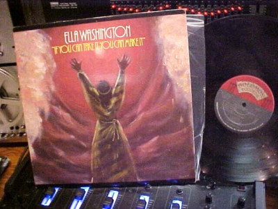 ELLA WASHINGTON LP Solomon 1980'S SOUL GOSPEL FUNK  if you can take it  DJ PROMO