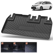 Floor Mats Rear Cargo Liner Trunk Mats fit for 2011-2020 Toyota SIENNA
