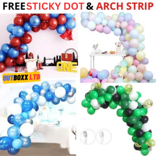 Balloon Arch Kit + Balloons Garland Birthday Wedding Party Baby Shower Decor UK