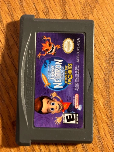 Jimmy Neutron Attack of the Twonkies GBA Nintendo Gameboy Advance Authentic