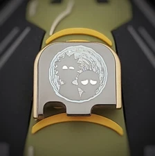  Titanium Glock slide plate 43, 43x, 48 - Schwifty