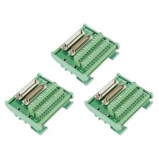 3X DB25 DIN Rail Interfaces Module Male / Female Board O6G8-