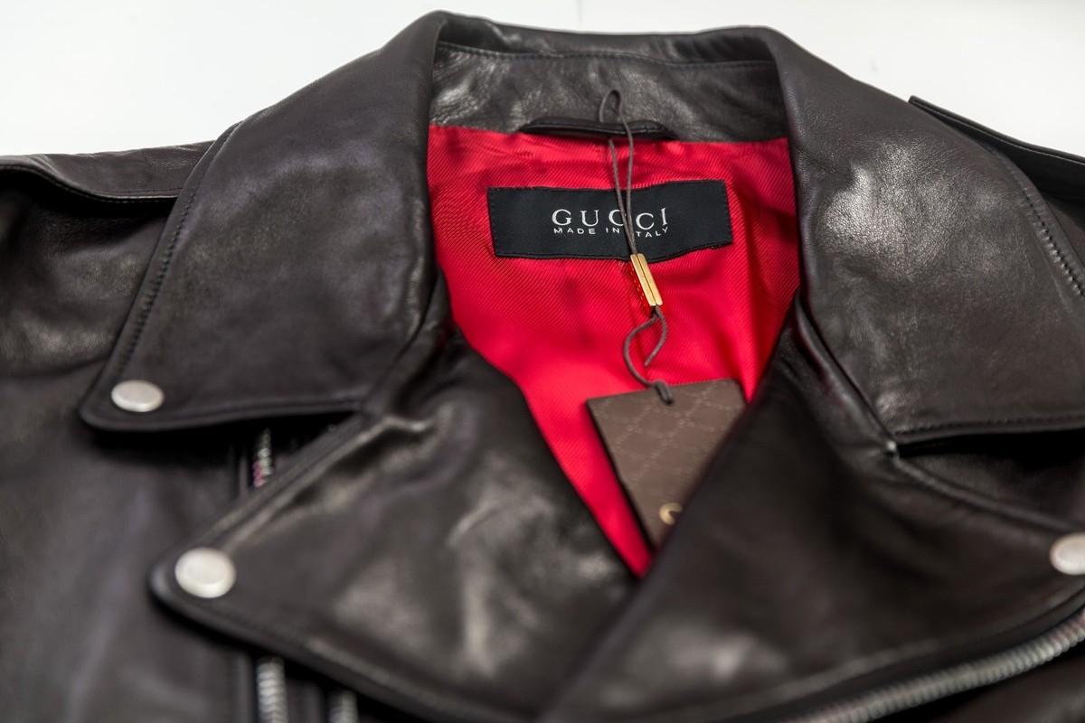 GUCCI ライダースベスト　54 楽天市場】GUCCI グッチ ライダース ベスト メンズ ラムレザー