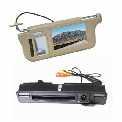 Sun Visor Rear View Mirror Monitor Trunk Handle Reversing Camera for Ford Focus