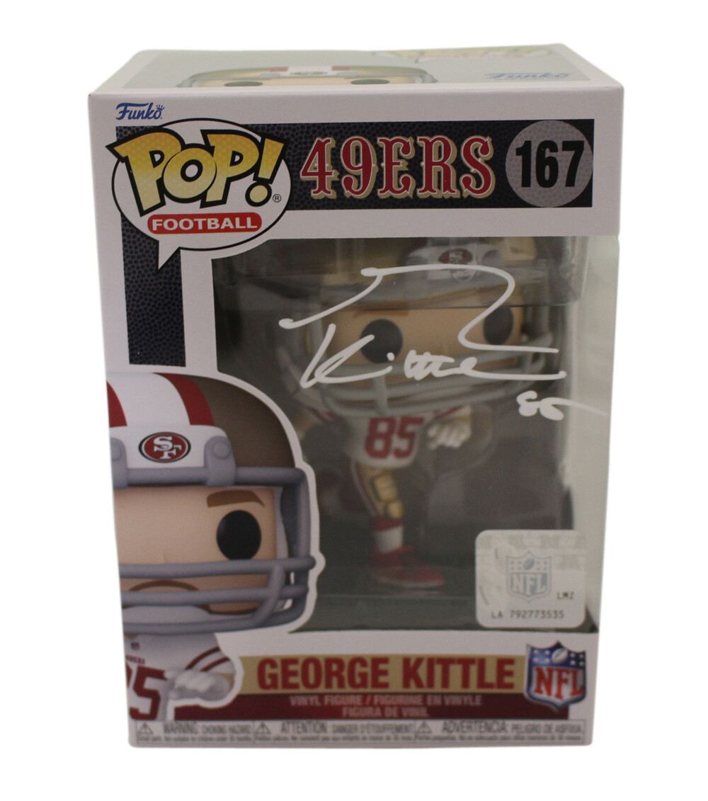 George Kittle Autographed Signed San Francisco 49Ers Funko Pop Beckett 