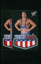 lot 2 2000 WWF KURT ANGLE Vending Machine Sticker NMMT or better SWSW6