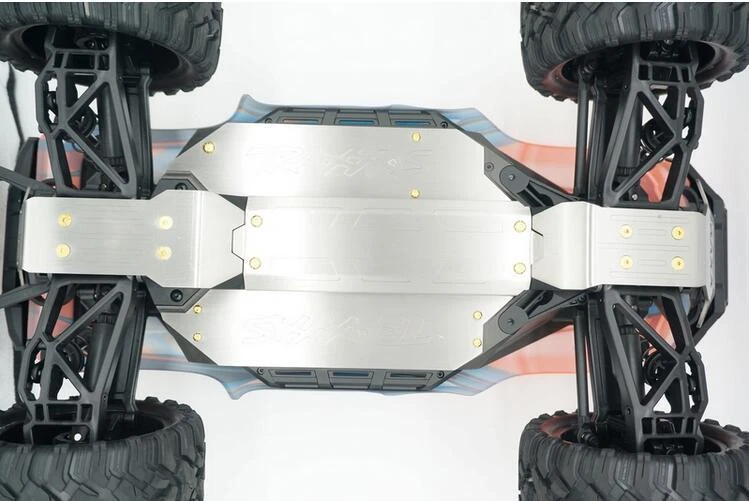 GPM1:10 Stainless Steel Chassis Protection Plate for TRAXXAS MAXX W/WIDEMAXX NEW - Image 2 of 2