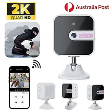 Wireless Security Camera App 2K Home Cam Network Monitor Night Vision Mini WiFi