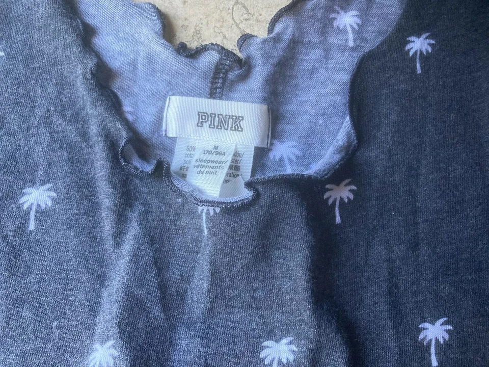 Camiseta sin mangas Victoria's Secret ROSA ropa de dormir M nueva con etiquetas Foto 3 de 4