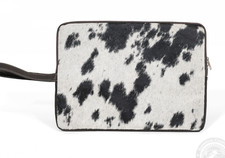 Leather Hair On Laptop Sleeve/Case for 16-inch Computer / Notebook