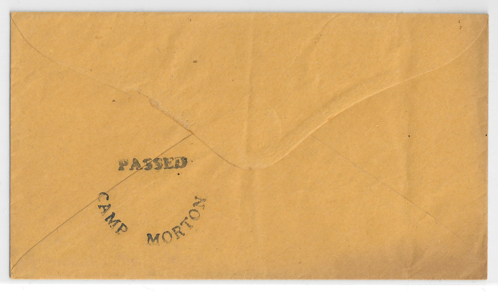 Camp Morton Parole Camp Censor Indianapolis Indiana Civil War 1862 only