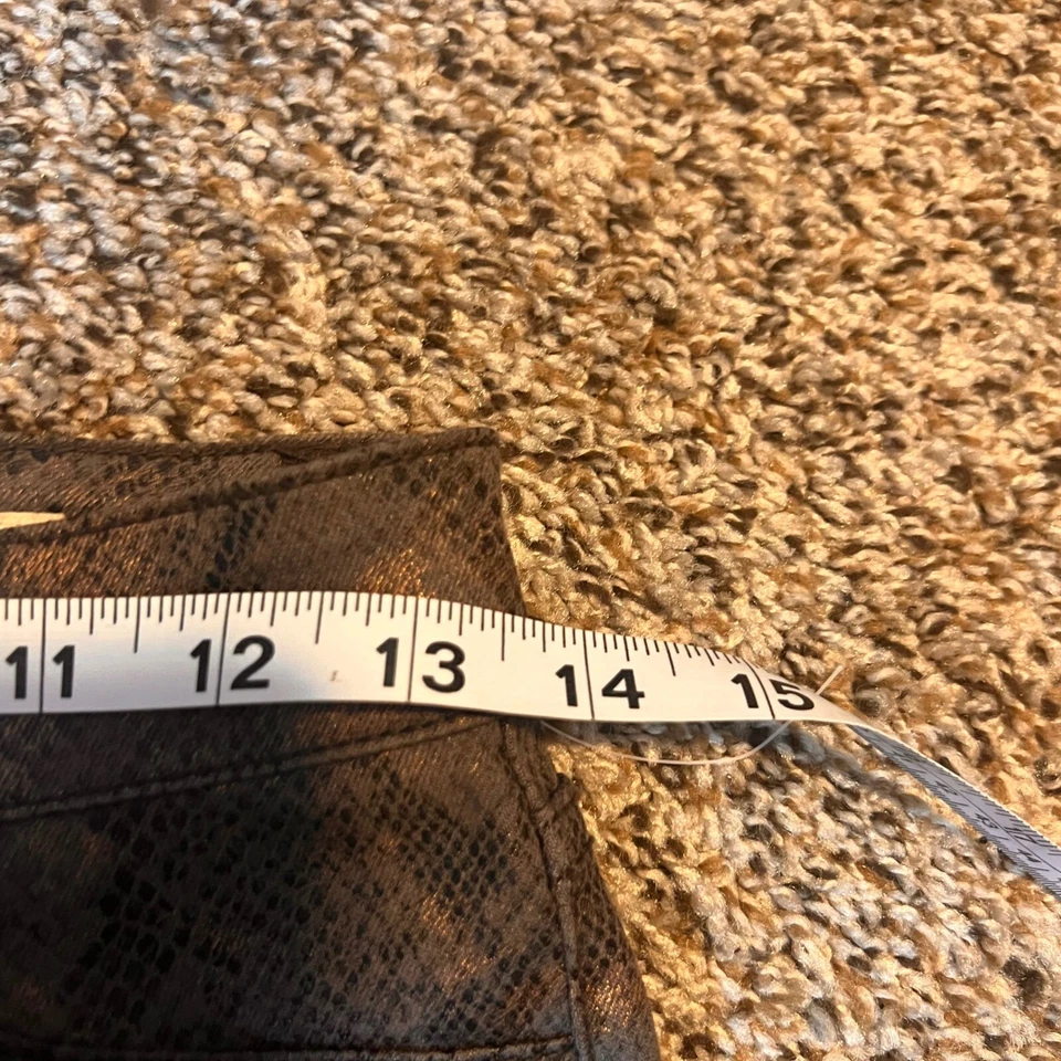 Jeans ultra ajustados con estampado de piel de serpiente Level 99 gris estampado animal talla 25 Foto 4 de 4