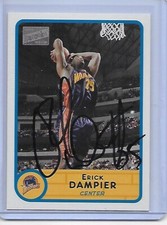 Basketball Card IP auto ERICK DAMPIER 2003-04 Bazooka Golden State Warriors