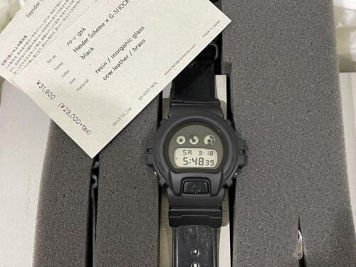 CASIO G-SHOCK DW-6900 Hender Scheme Black Mens Watch Used 3a07009