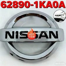 Front Grille Emblem For Nissan Sentra Versa Juke Chrome Logo 62890-1KA0A Silver