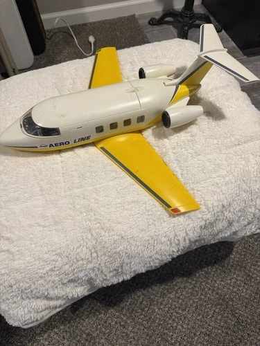 PLAYMOBIL 3185 Aero Line Airplane Vintage 2001.   No Box- Used Condition