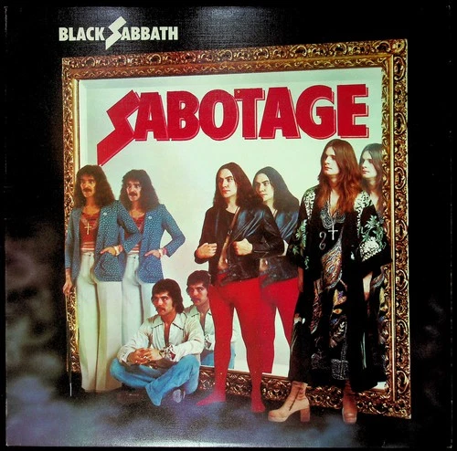 BLACK SABBATH - SABOTAGE - 9119 001 - UK 1ST PRESS 1975 MISPRINT EX+/EX+