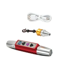 USB Rechargeable Aluminum Alloy Expert Ultraviolet Jade Flashlight Tool