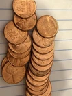 1952 D Lincoln Wheat Cent Penny Roll - 50 GEM BU RED Coins - in a Tube