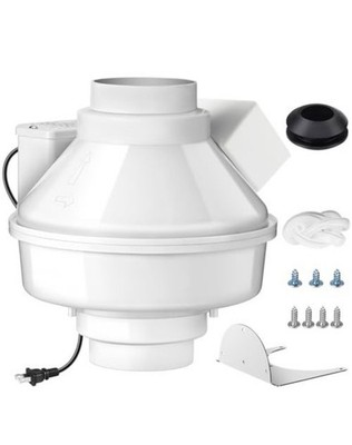Dryer Booster Fan with Auto On/Off Pressure Sensor-4  DBF 110 Inline Dryer Vent
