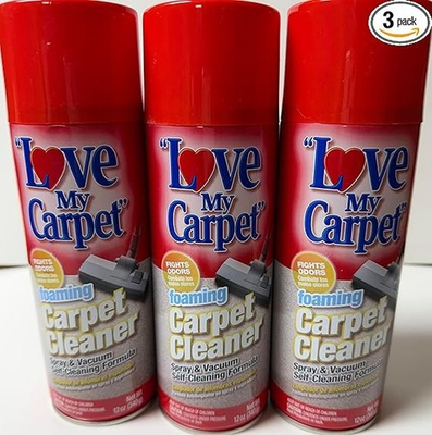 #ad Love My Carpet Foaming Carpet Cleaner Spray amp; Vacuum 12oz 3 Pack $16.99