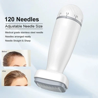 120pin Derma Stamp Roller Adjust Needle Derma Microneedle Pen For Beard Hair