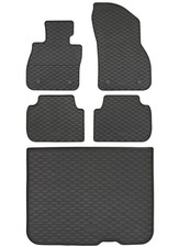 Gummi Fußmatten + Kofferraumwanne für Mini Clubman F54 2015- im Set Gummimatten
