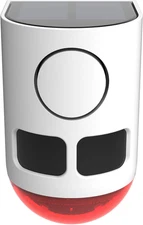 Solar Motion Sensor Alarm Outdoor 4 Working Mode Dog Barking Motion Activated Al