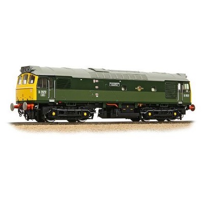 Bachmann 32-334 Class 25/3 D7672 Tamworth Castle TwoTone Green Yellow Ends