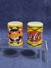 Vintage Coca-Cola Ceramic Salt And Pepper Shakers, Rare, Hard To Find - A2396