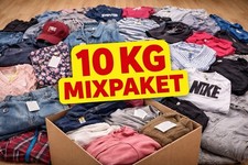 10 kg Kleidung Mixpaket – Neuware & Gebraucht – Marken & Noname – Wiederverkauf