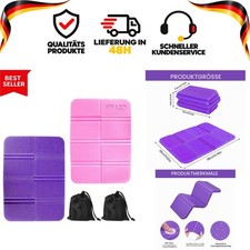 Wekuw Faltbares Sitzkissen Outdoor 2 St&uuml;ck wasserdicht Thermo