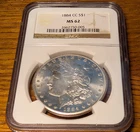 1884CC Morgan Silver Dollar $1 NGC MS62 2507117