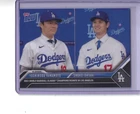 2023 Topps Now #OS-26 Yoshinobu Yamamoto & Shohei Ohtani, Short Print