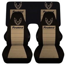 Fits 1967 To 2002 Pontiac Firebird Front And Rear Seat Covers Two Tone Wdesign