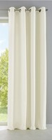 Vorhang Gardine ÖSen Blickdicht Matt LichtdurchläSsig Hxb 145X140 Cm Creme