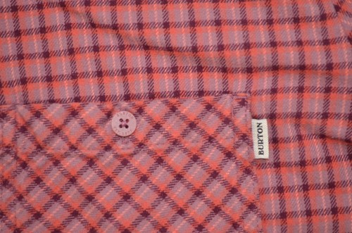 Burton Button Up Grace Flannel Shirt Womens SizeXL Plaid Long Sleeve - Picture 8 of 9