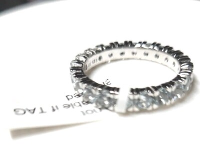 Ring Size 9.25 light blue Stones SS 925