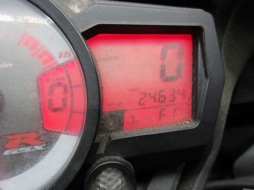 2009 08-09 Suzuki GSXR 600 GSXR600 Speedometer Tach Meter Gauge Cluster OEM - Bild 3 von 11