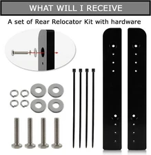 For Harley Touring 2014+ 1-3" Adjustable Rear Tour Pak Pack Relocator Mount 