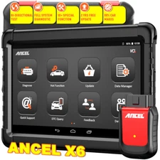 ANCEL X6 Bluetooth OBD2 Scanner Bidirectional Diagnostic Tool Full System Scan