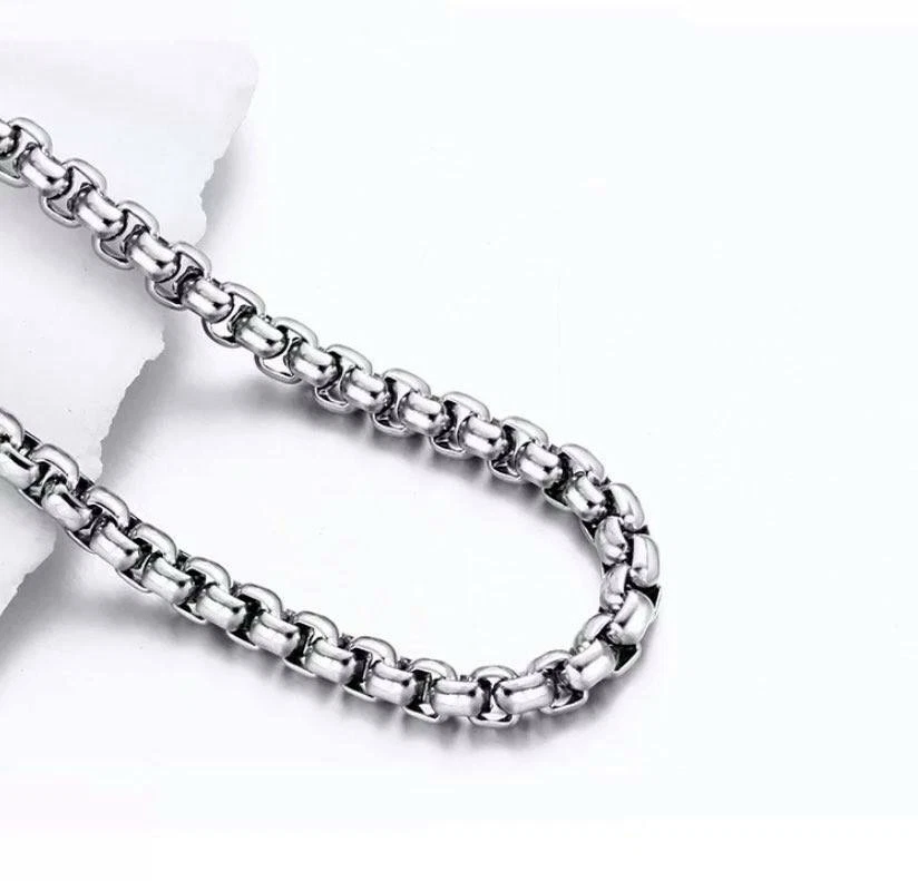 Edelstahl Kette Herren Damen Halskette 50cm* 3mm