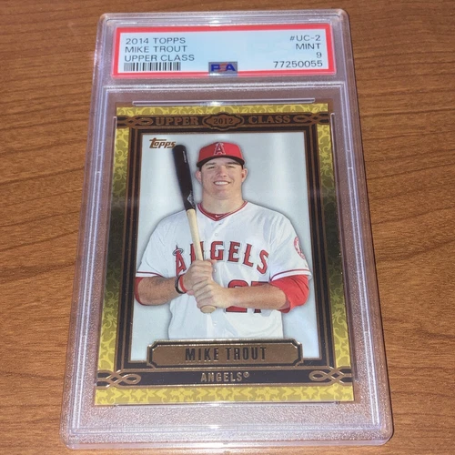 2014 Topps Upper Class   #UC-2 Mike Trout Graded PSA 9 - MINT New Slab