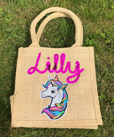 Unicorn jute hotsell bag