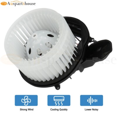 JA1689 Heater A/C Blower Motor Fan Front For Volvo XC90 XC70 S60 S80 V70 Plastic